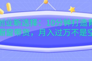 宝妈创业新选择：10分钟打造育儿视频橱窗带货，月入过W不是空谈【揭秘】